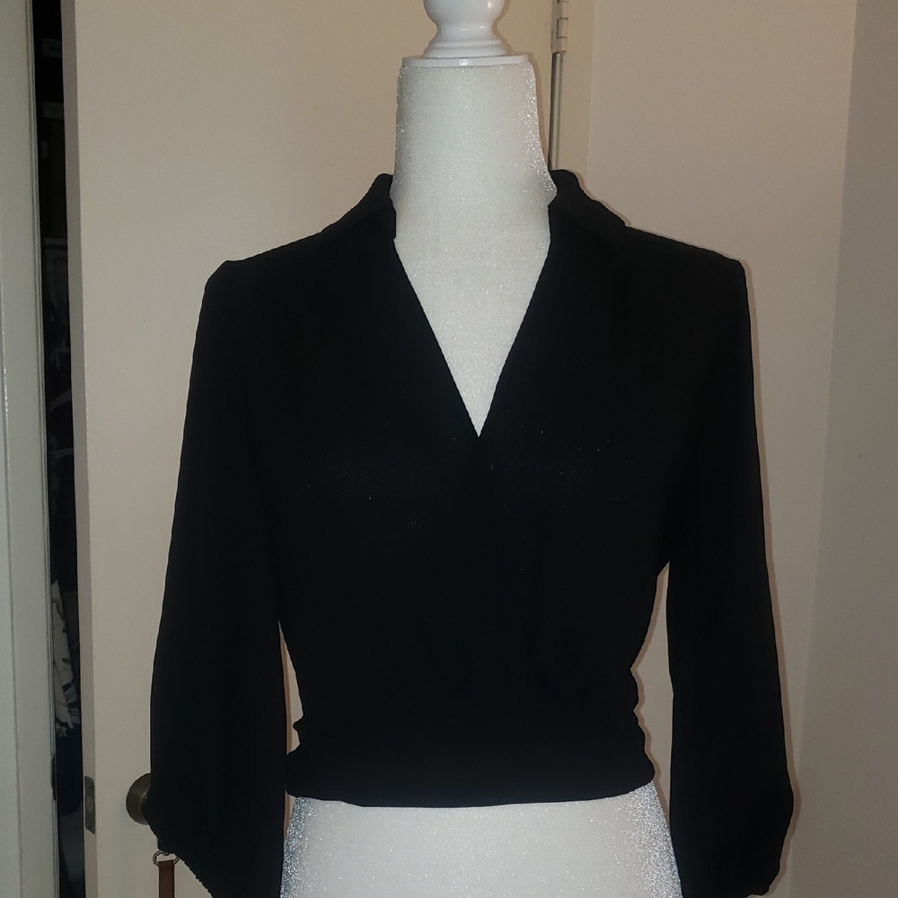Chic Black Women's Blouse